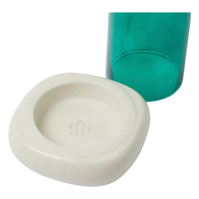 Gemini candle jar | Turquoise