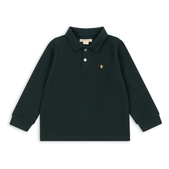 Polo Florian Coton Bio | Vert foncé