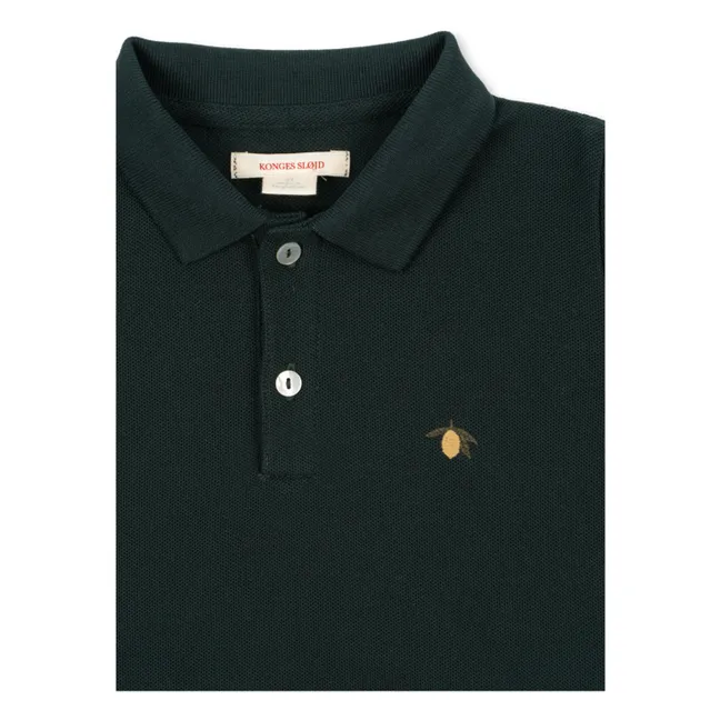 Poloshirt Florian Bio-Baumwolle | Dunkelgrün