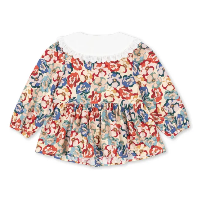 Organic cotton blouse | Beige