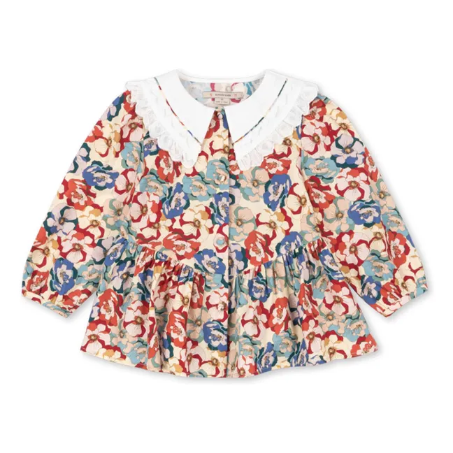 Organic cotton blouse | Beige