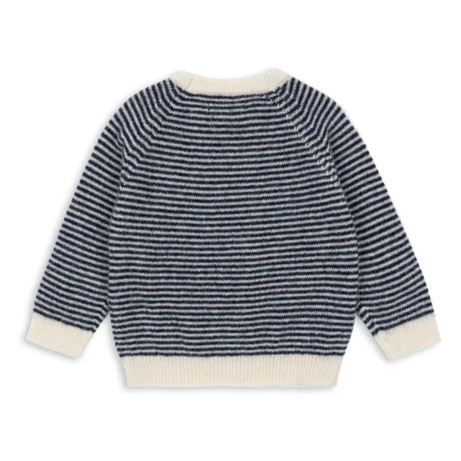 Pull Berle Rayé Laine | Bleu