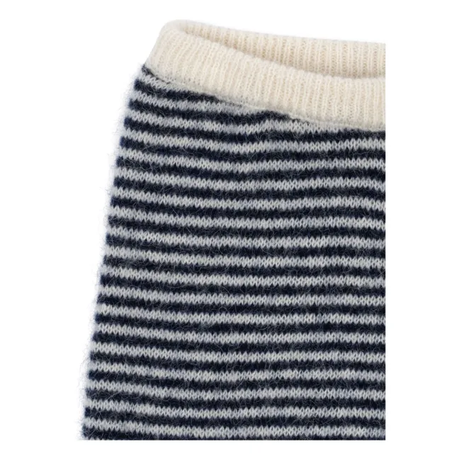 Pantalones de lana a rayas Berle | Azul