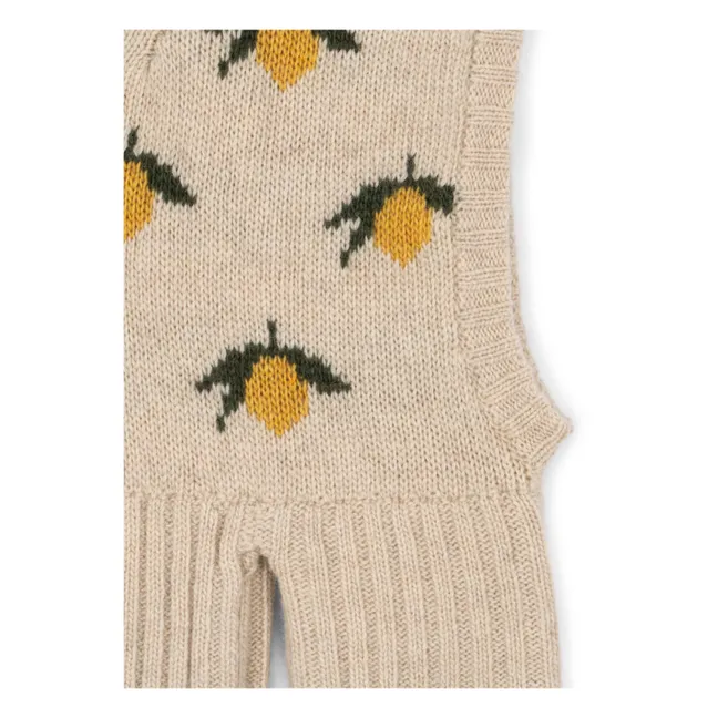 Balaclave Belou Citrons Laine | Marron