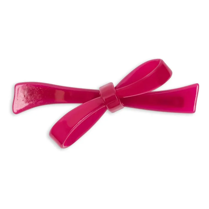 Barrette Nœud | Rose fuschia- Image produit n°1