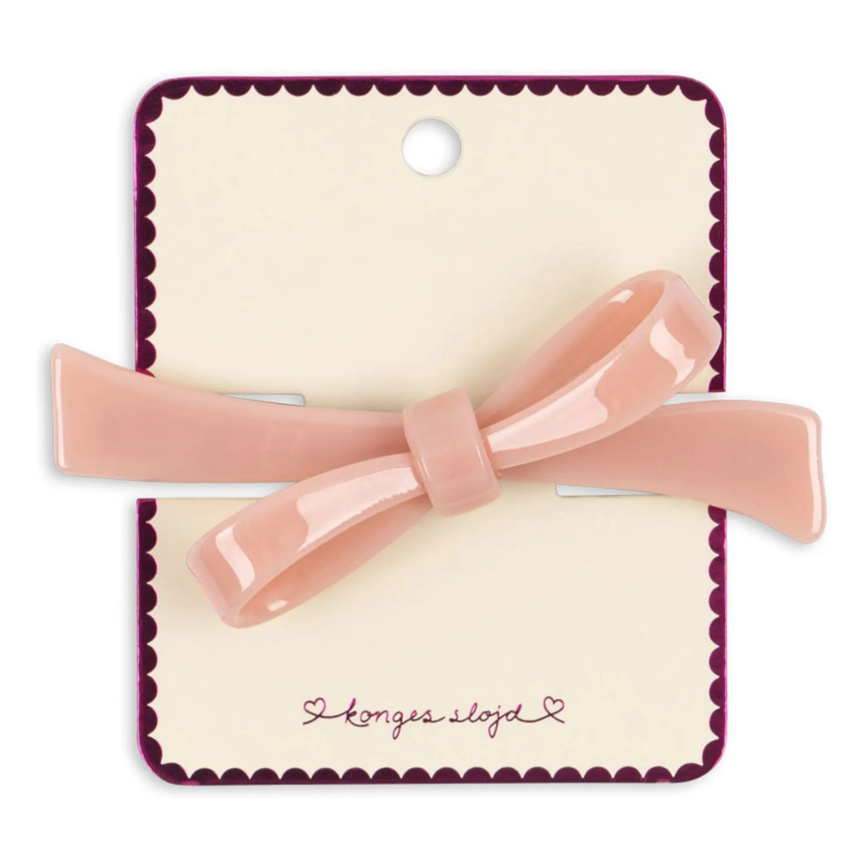 Konges Sløjd Pale Pink Node Clip