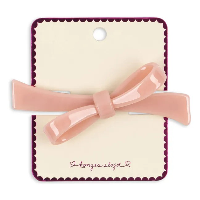 Barrette Nœud | Rose pâle