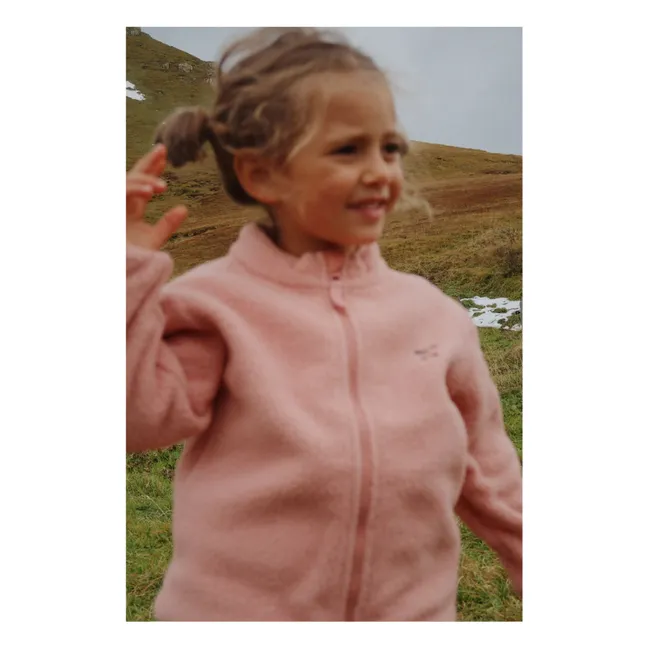 Veste Façon Sherpa Thermy Cerises | Rose