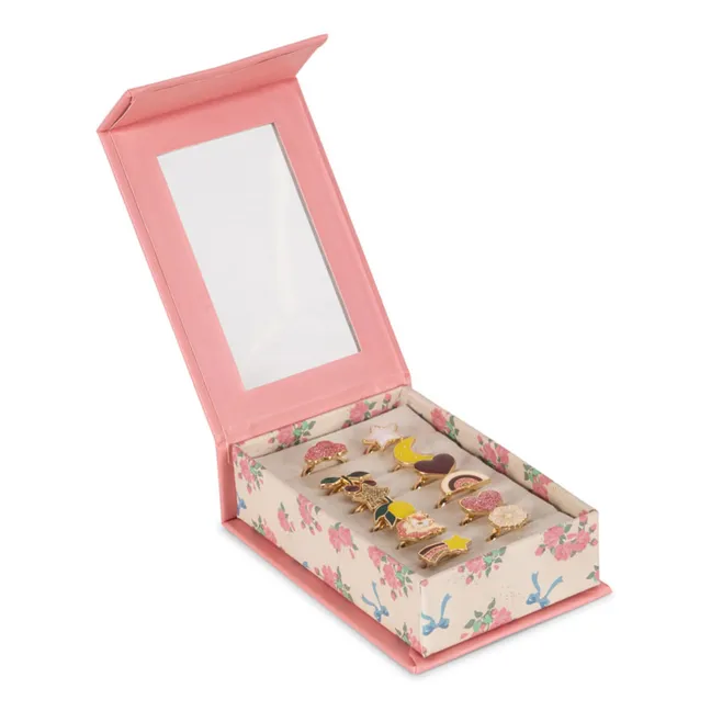 Lote 12 Anillos | Dorado