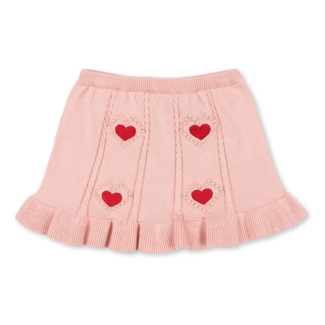 Rock Soleil Coeurs Mesh Bio-Baumwolle | Blassrosa