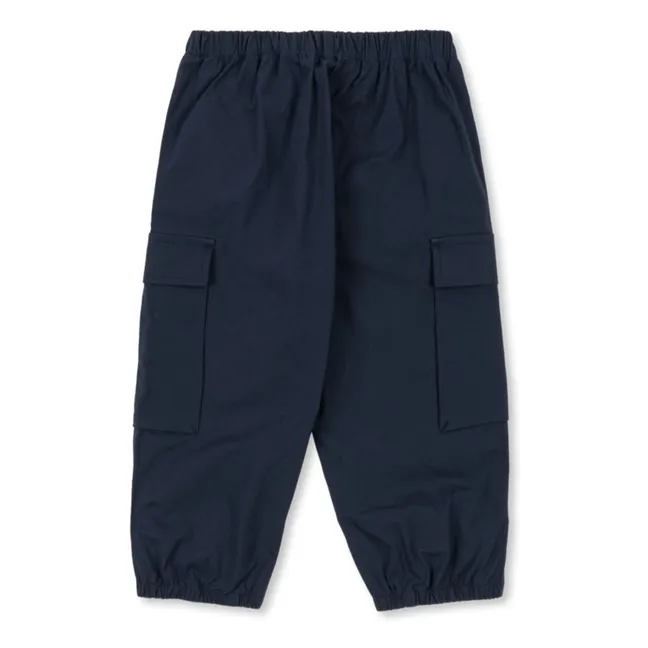 Pantalones de algodón ecológico Peppe | Azul Marino