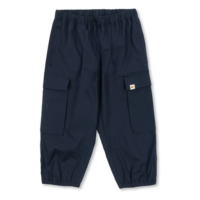 Peppe Organic Cotton Pants | Navy blue