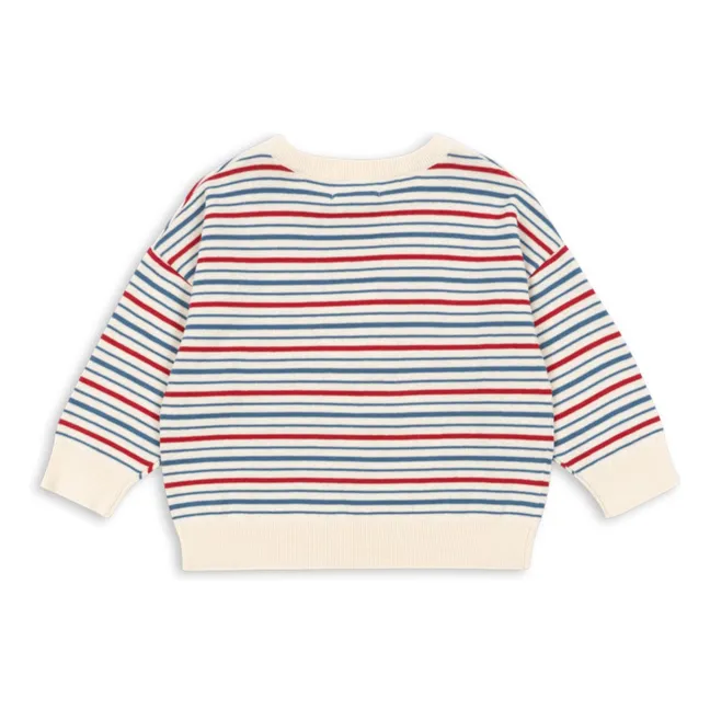 Pull Manis Rayé | Ecru