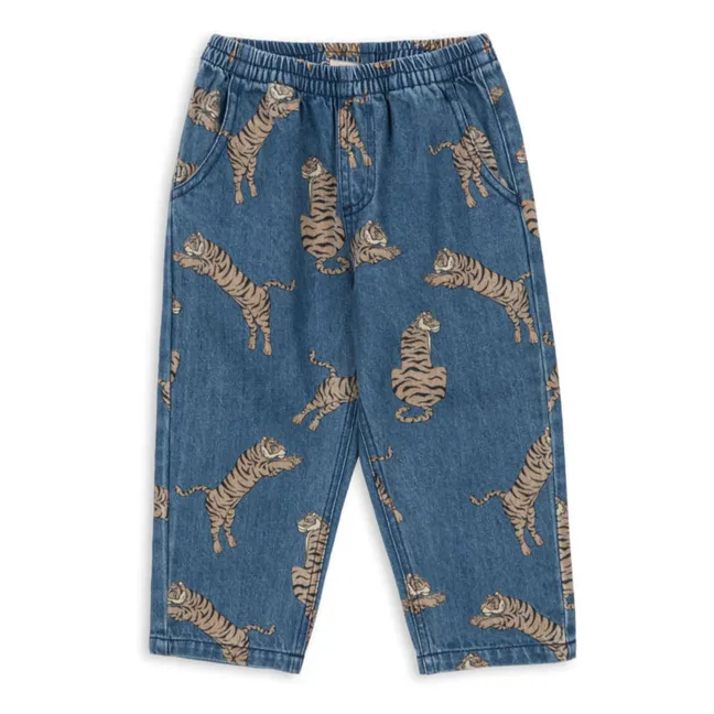 Jeans Magot Tigers Bio-Baumwolle | Blau