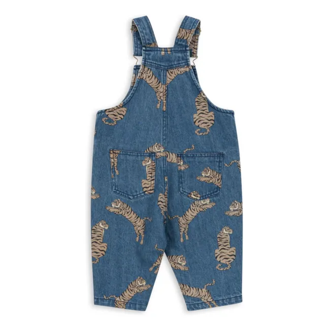 Magot Tigres Organic Cotton Jean Dungarees | Blue