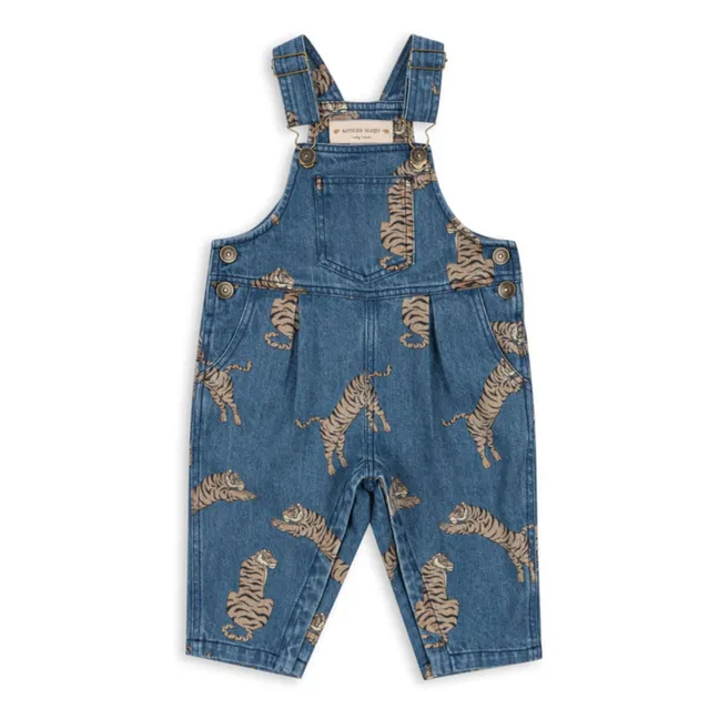 Magot Tigres Organic Cotton Jean Dungarees | Blue