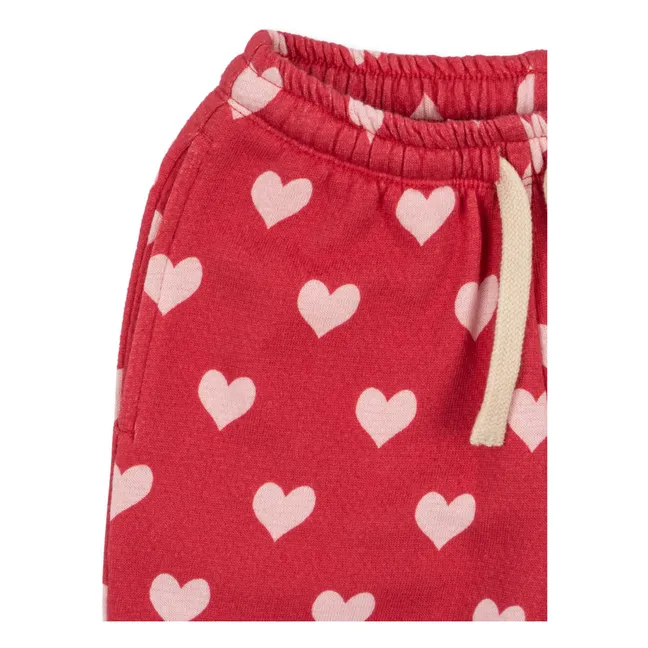 Jogger Loupy Lou Cœurs Organic Cotton | Red