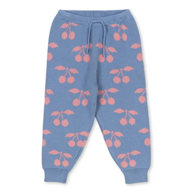 Pantalon Lapis Cerises Maille Coton Bio | Lavande