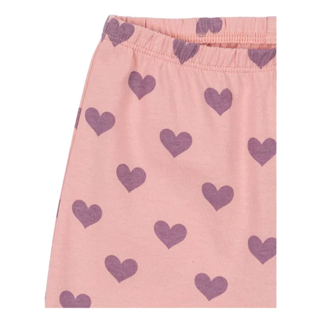 Pantalon Drey Cœurs Coton Bio | Rose