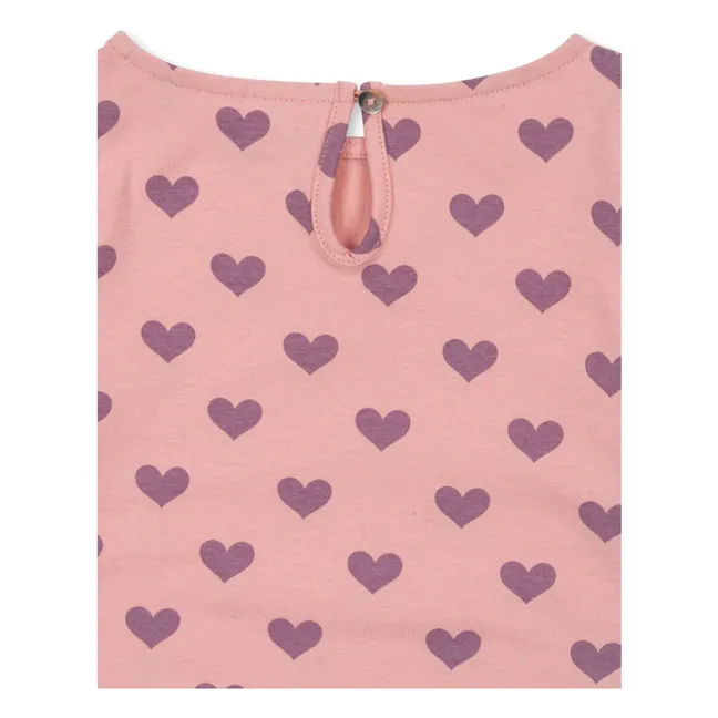 Blouse Drey Cœurs Coton Bio | Rose