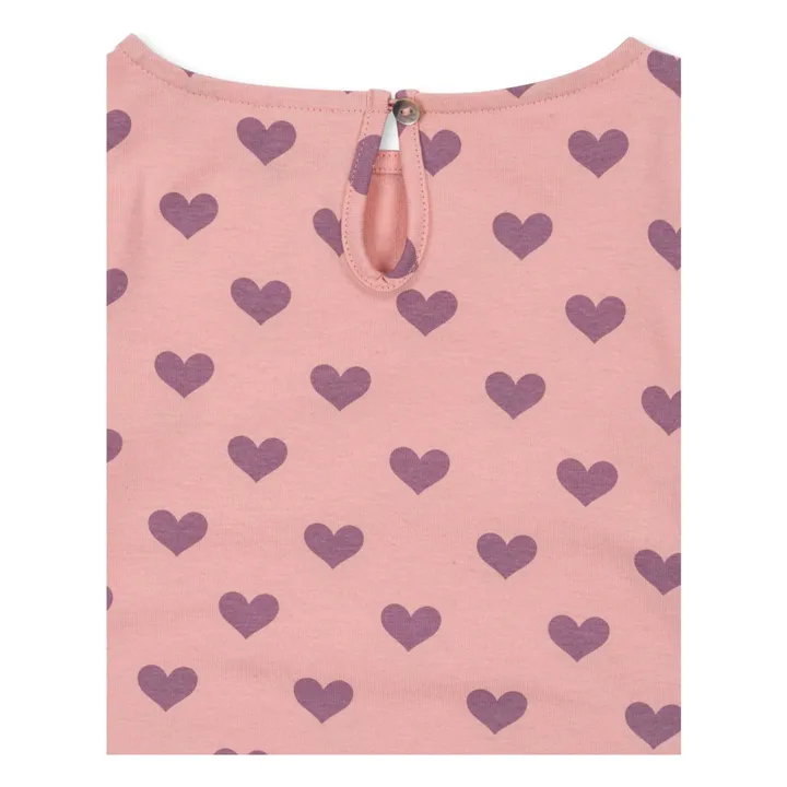 Blouse Drey Cœurs Coton Bio | Pink- Product image n°4