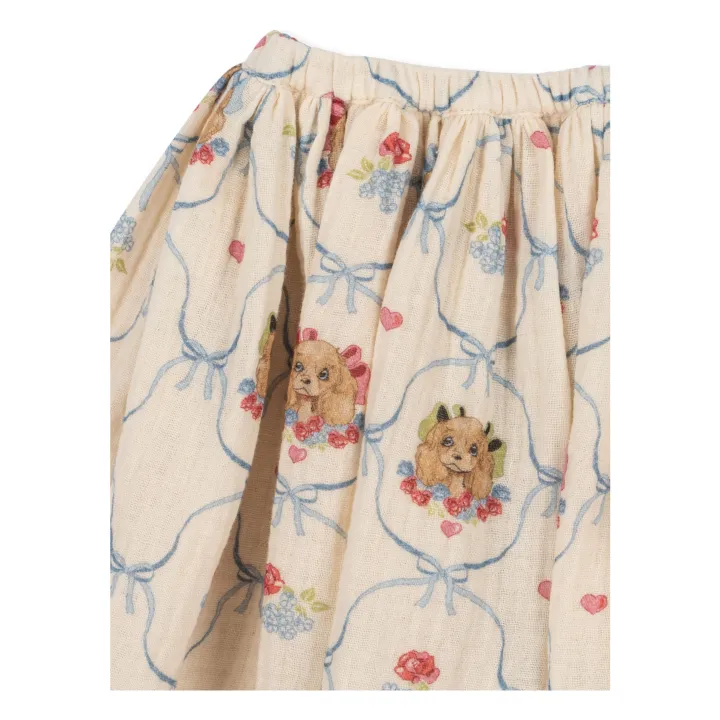 Coco Dog Skirt Organic Cotton | Ecru- Product image n°4