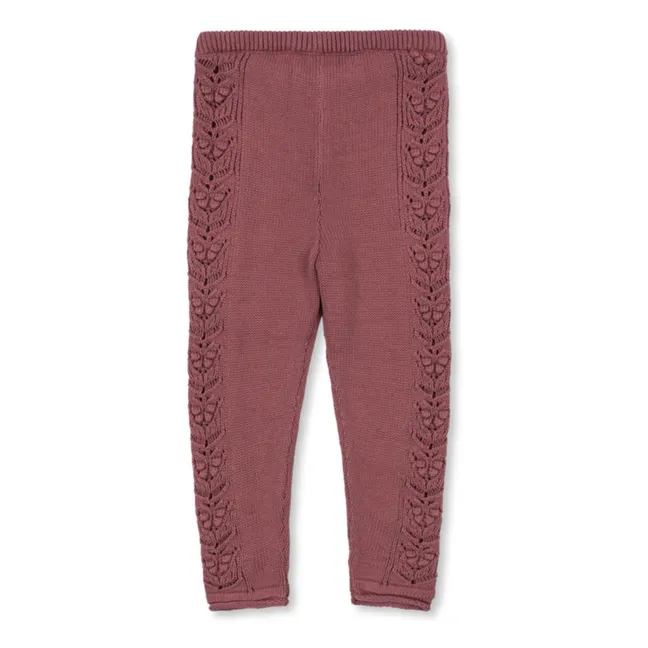 Cabby organic cotton leggings | Dusty Pink