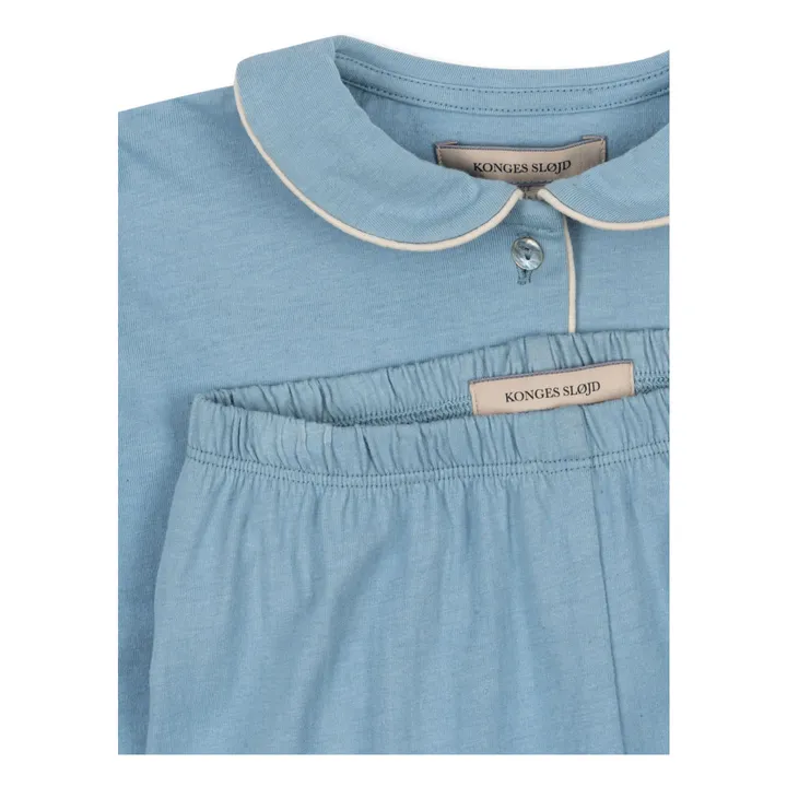 Pyjama Pio Bio-Baumwolle | Hellblau- Produktbild Nr. 4