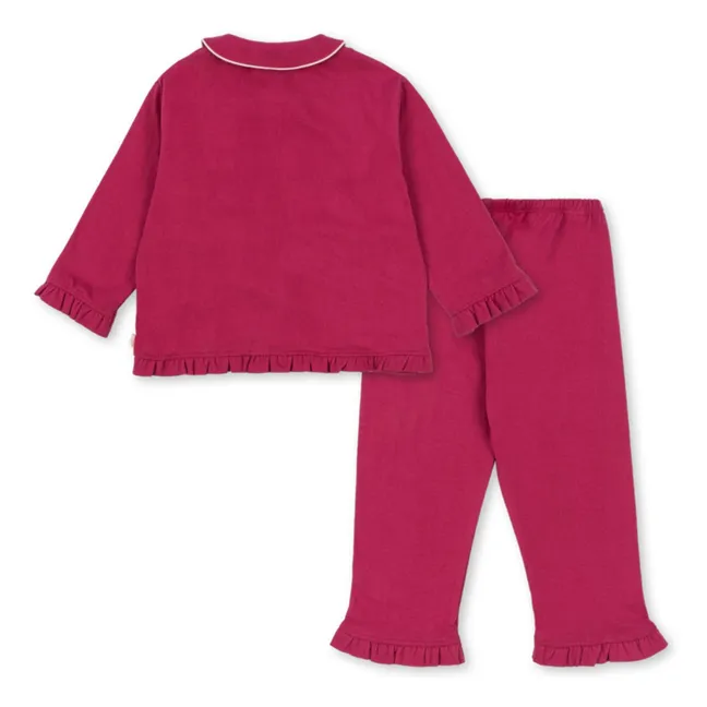 Pyjama Pio Coton Bio | Rose fuschia