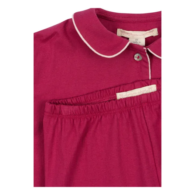 Pyjamas Pio Organic Cotton | Fuchsia
