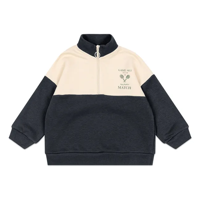 Sweatshirt Loupy Bio-Baumwolle | Schwarz