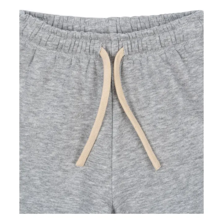Jogger Lou Coton Bio | Gris chiné- Image produit n°2