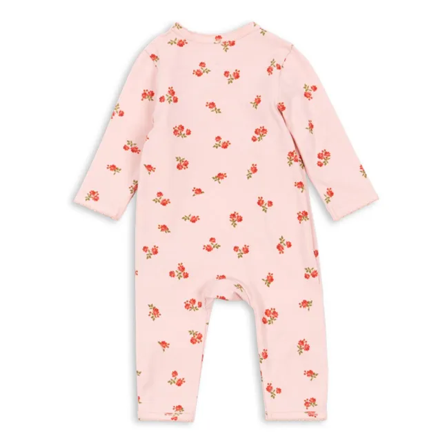 Cache Coeur Fleurie organic cotton jumpsuit | Pale Pink
