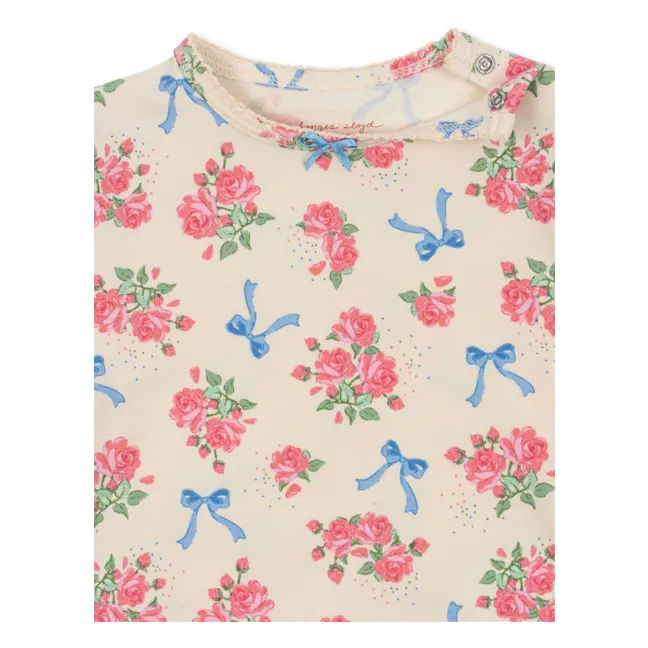 Body Fleuri Coton Bio | Ecru