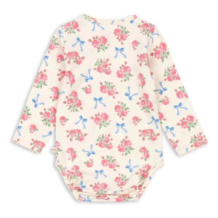 Body Fleuri Coton Bio | Ecru- Image produit n°3