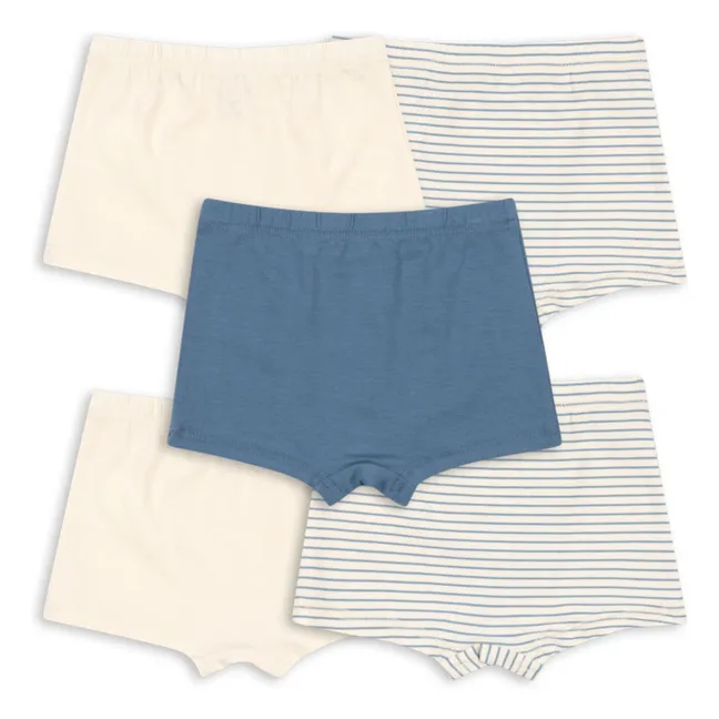 5er-Pack Boxershorts Zitrone Bio-Baumwolle | Beige