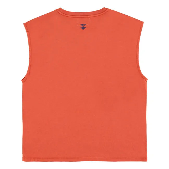 Camiseta de tirantes Sophie Datil Pepper Coton Flamé | Terracotta