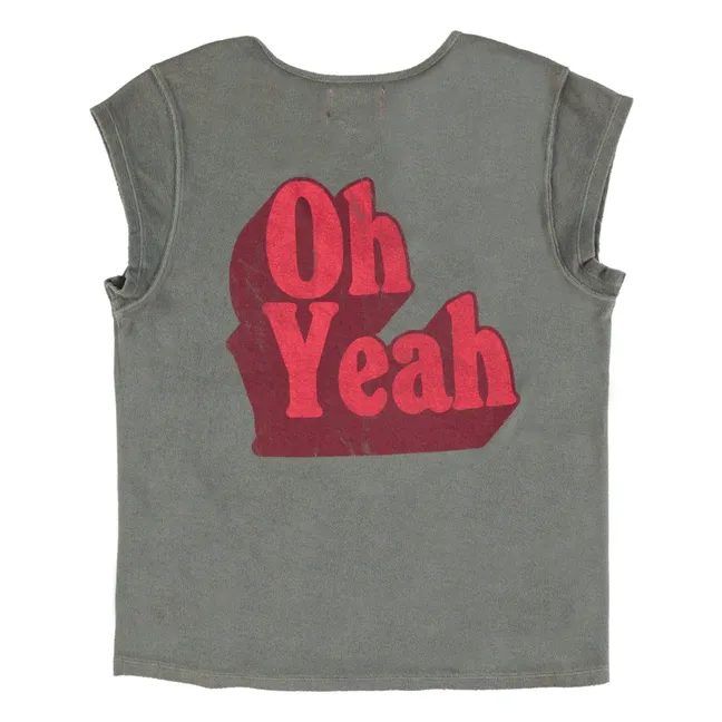 T-shirt Marie Oh Yeah Terry Coton Bio | Gris