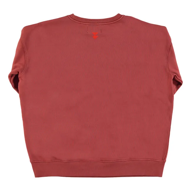 Sweat Julie Say Cheese Coton Bio | Bordeaux