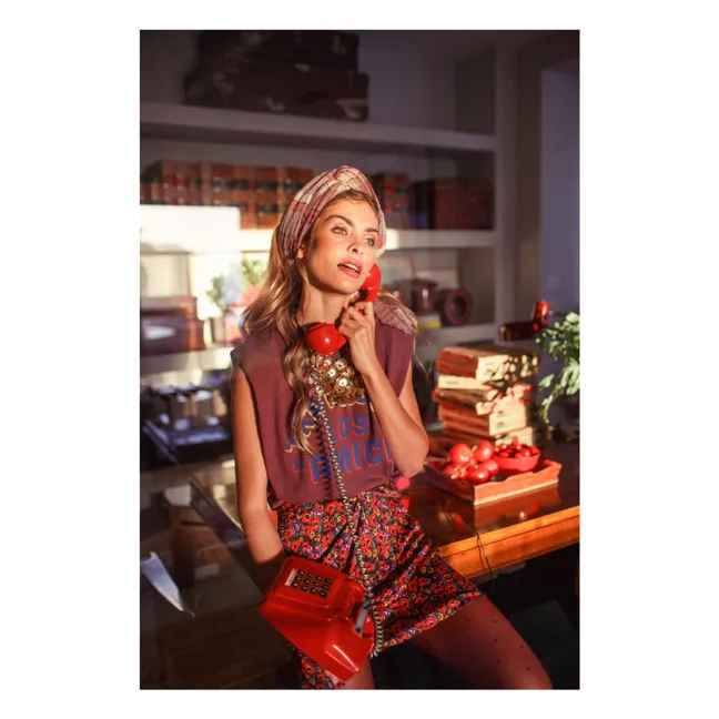 Camiseta Alicia Los Amici | Berenjena