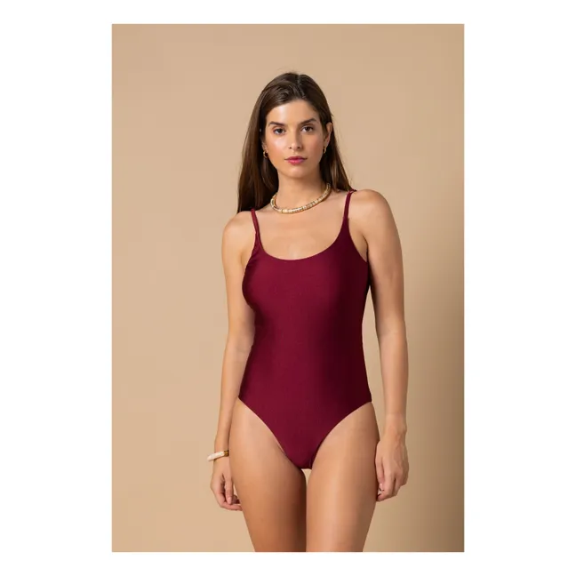Maillot 1 Pièce Vera | Bordeaux
