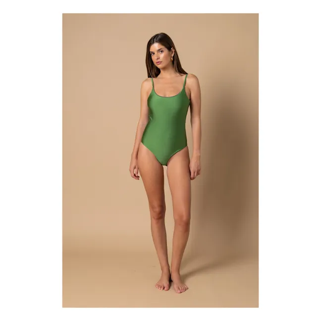 Maillot 1 Pièce Vera | Vert prairie