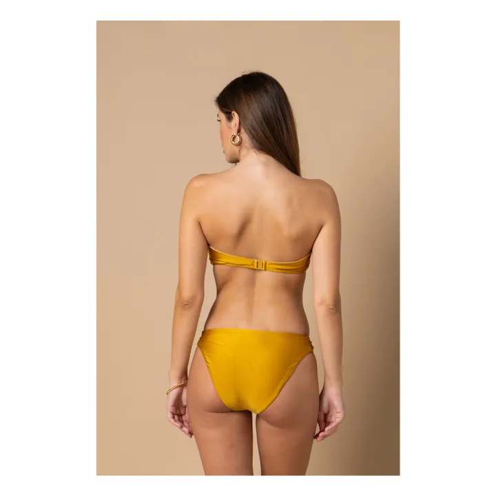 Haut de Maillot Bandeau Blake | Doré- Image produit n°4