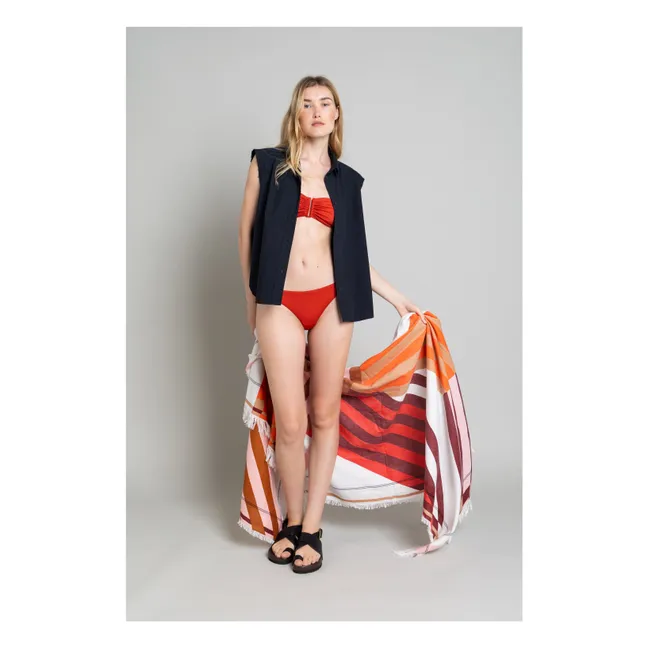 Haut de Maillot Brooke | Brique