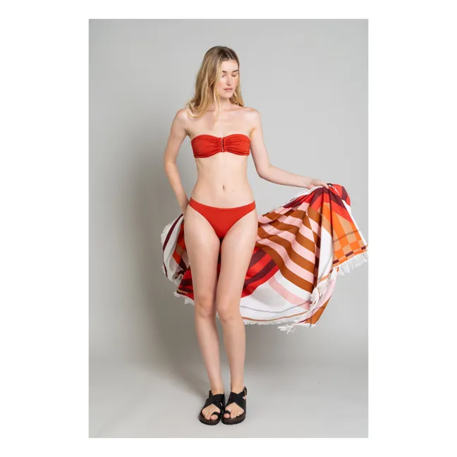 Haut de Maillot Brooke | Brique