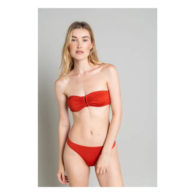 Haut de Maillot Brooke | Brique