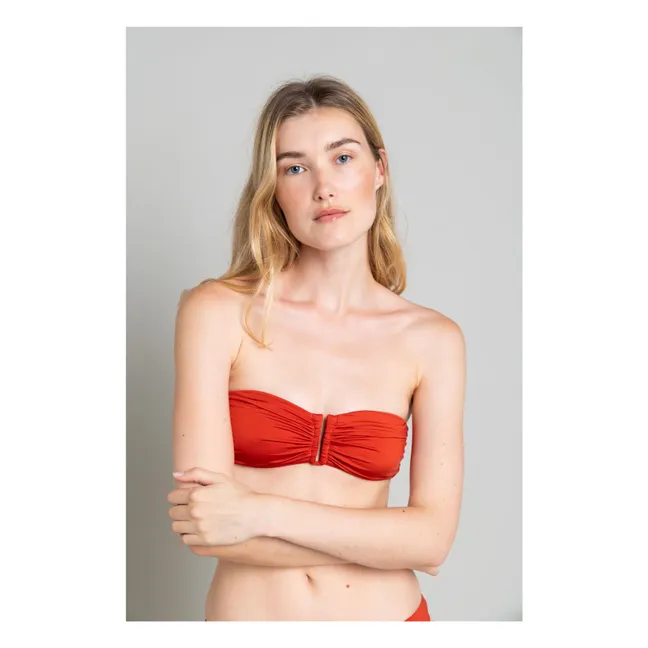 Haut de Maillot Brooke | Brique