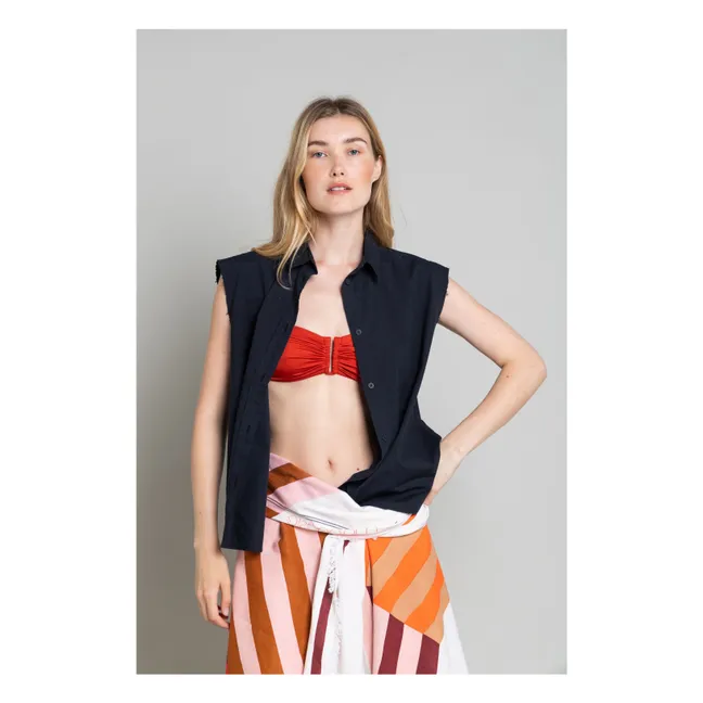 Haut de Maillot Brooke | Brique
