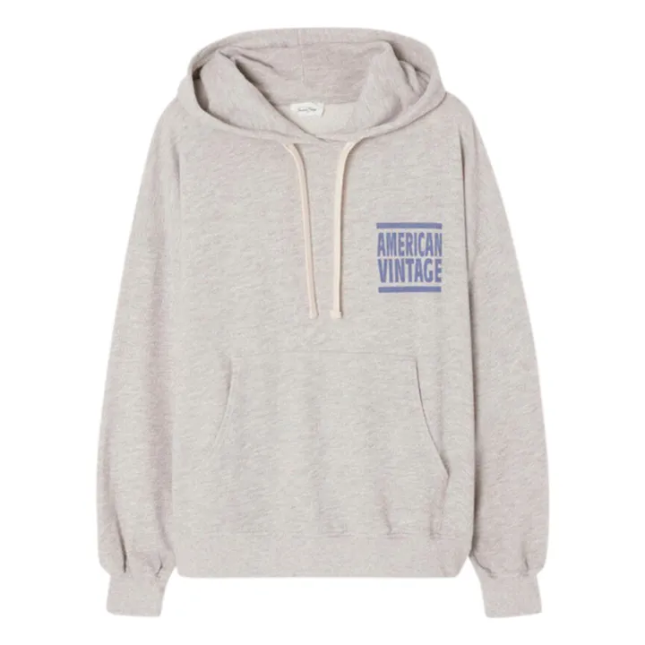 Sweat Capuche Zofbay | Gris chiné- Image produit n°0