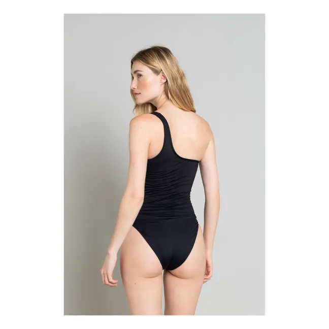 Maillot 1 Pièce Asymétrique Janet | Noir